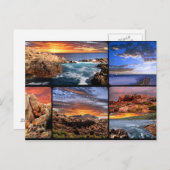 Sunset Coastlines Australia Postcard Postkarte (Vorne/Hinten)