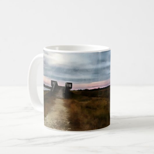 Sunset Coffee Tasse (Vorderseite Links)