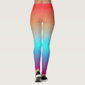 Sunset Color Ombre Leggings (Rückseite)