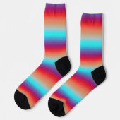 Sunset Color Ombre Socken (Linkes Detail)