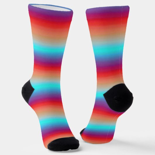 Sunset Color Ombre Socken (Gewinkelt)