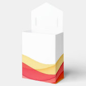 Sunset Color Waves Wedding Favor Boxes Geschenkschachtel (Geöffnet)