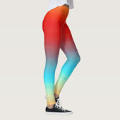 Sunset Colors Ombre Muster Leggings (Rechts)