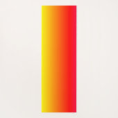 Sunset Colors Yoga Mat Summer Yogamatte (Rückseite)
