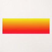 Sunset Colors Yoga Mat Summer Yogamatte (Vorderseite (Horizontal))