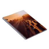 Sunset Commute Urban Haze Notebook Notizblock (Rechte Seite)