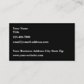 Sunset Construction Cranes Business Cards Visitenkarte (Rückseite)