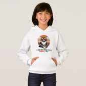 Sunset Cool Cat Hoodie (Vorne ganz)