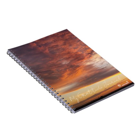 Sunset Cover Gratitude Notebook Notizblock (Rechte Seite)