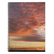 Sunset Cover Gratitude Notebook