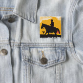 Sunset Cowboy Button (Beispiel)