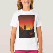 Sunset Cowboy Girls T - Shirt (Vorderseite)