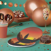 Sunset Cowboy Paper Teller