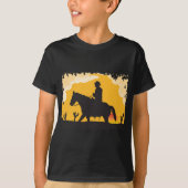 Sunset Cowboy T-Shirt (Vorderseite)