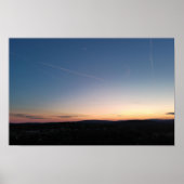 Sunset Crescent Moon Kenilworth Poster (Vorne)