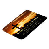 Sunset Cross2 Church Pasta Business Cards Magnet (Linke Seite)