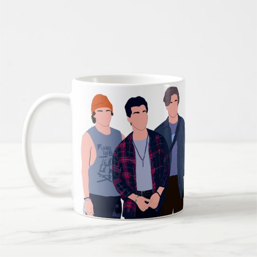 Sunset Curve Jungs minimalistisch Kaffeetasse (Links)
