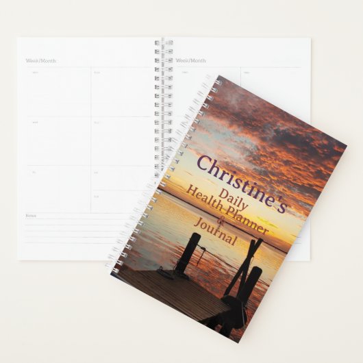 Sunset Daily Planner & Journal Planer (Anzeige)