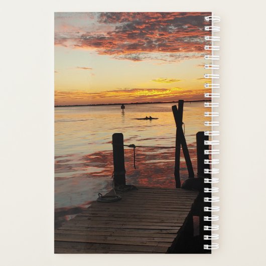 Sunset Daily Planner & Journal Planer (Rückseite)