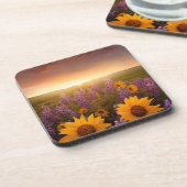 Sunset Daisies Untersetzer (Linke Seite)