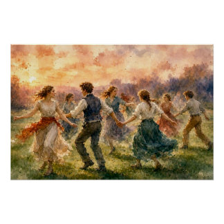 Sunset Dance Gathering, Poster