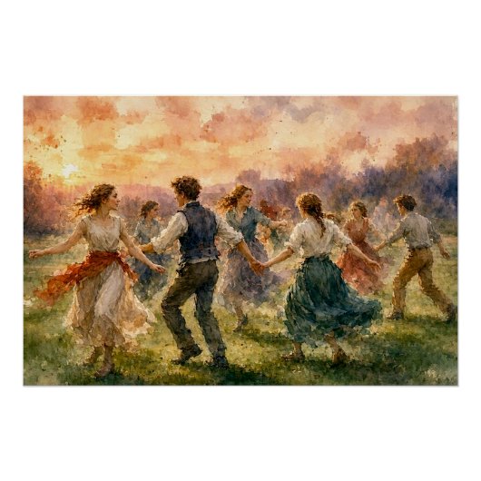 Sunset Dance Gathering, Poster (Vorderseite)