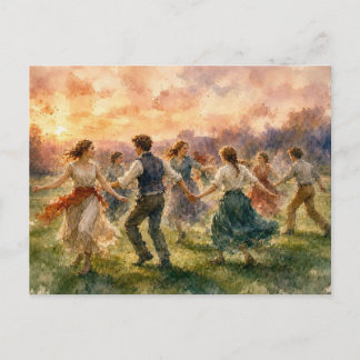 Sunset Dance Gathering, Postkarte