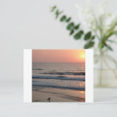 Sunset Del Mar California Postkarte (Stehend Vorderseite)