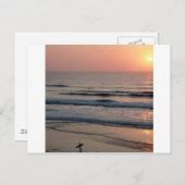 Sunset Del Mar California Postkarte (Vorne/Hinten)