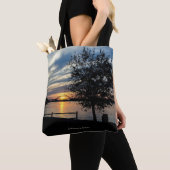 Sunset, Delaware River, Tasche (Von Nahem)