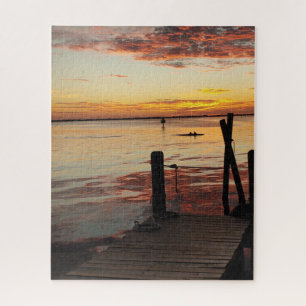 Sunset Delphins Puzzle