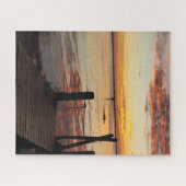 Sunset Delphins Puzzle (Horizontal)