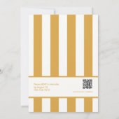 Sunset Ditzy Floral All-in-One Einladung (Rückseite)