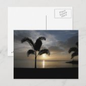 Sunset Dominica Nature Isle Postkarte (Vorne/Hinten)