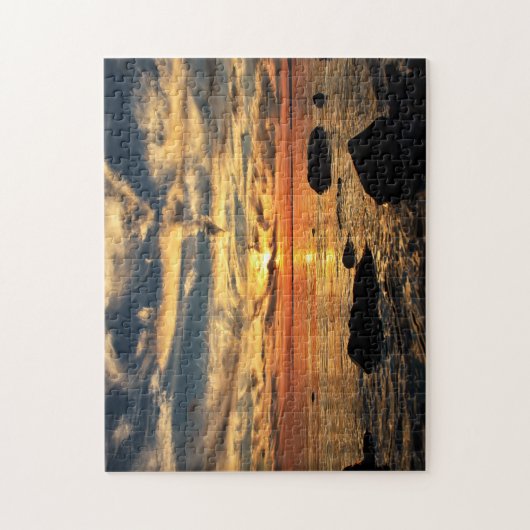 Sunset Dorval Quebec. Puzzle (Vertikal)