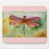 Sunset Dragonfly Mousepad (Vorne)