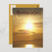 Sunset Dream_ Postkarte (Vorne/Hinten)