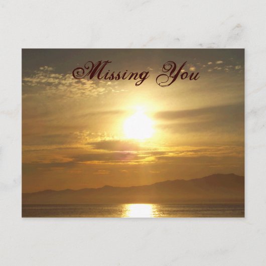 Sunset Dream_ Postkarte (Vorderseite)