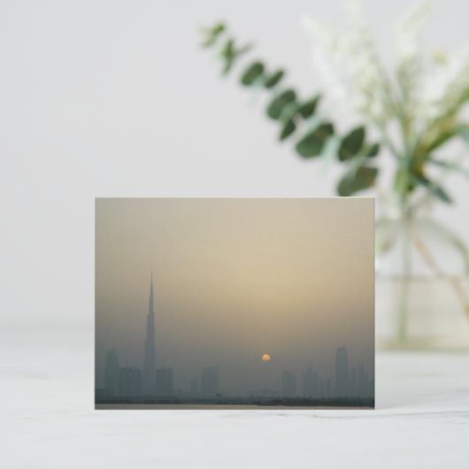 Sunset, Dubai Postkarte (Stehend Vorderseite)