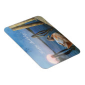 Sunset Duck Happy Birthday Magnet (Rechte Seite)