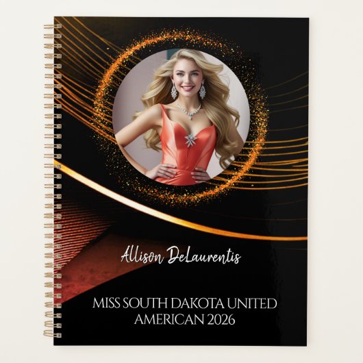 Sunset Dust Ultimate Pageant Planner Planer (Vorderseite)