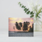 Sunset, E Lemmons, Kuna Yala, Panama Postkarte (Stehend Vorderseite)