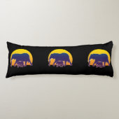 Sunset Elephants Seitenschläferkissen (Vorderseite)