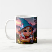 Sunset Elf Cat Kaffeetasse (Links)