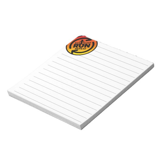 Sunset essen Schlaf laufen Wiederholung Runners Li Notizblock (Rotiert)