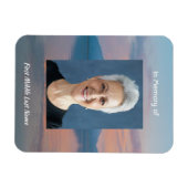 Sunset Evening Sky Dusk Memorial Pocket Keepsake Magnet (Horizontal)