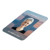 Sunset Evening Sky Dusk Memorial Pocket Keepsake Magnet (Linke Seite)