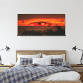 Sunset Eye 2106 Art Leinwanddruck (Insitu (Schlafzimmer))