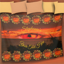 Sunset Eye 2106 Fleece Blanket