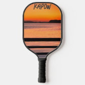 Sunset Fährfahrt Pickleball Paddel Pickleball Schläger (Rückseite)